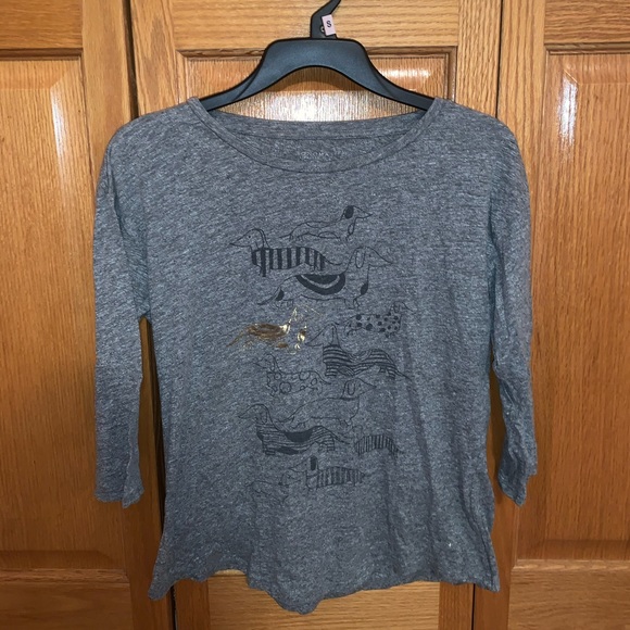 Dachshund Dog 3/4 T-shirt - Picture 1 of 2